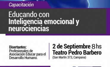 Se realizar&aacute; una capacitaci&oacute;n gratuita sobre inteligencia emocional y neurociencias 