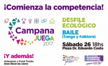 Campana Juega comienza ma&ntilde;ana con un fin de semana a pura competencia 