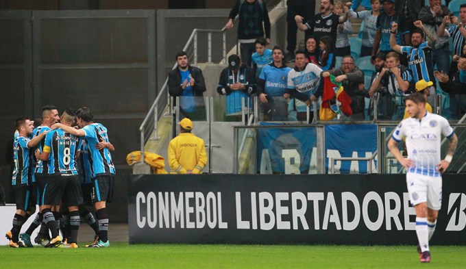 Godoy Cruz cay&oacute; ante Gremio de Porto Alegre 2-1 y qued&oacute; eliminado de la Copa Conmebol Libertadores