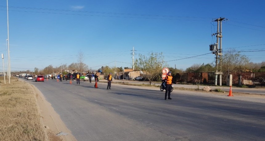 Importante operativo de control en el l&iacute;mite de Campana y Z&aacute;rate