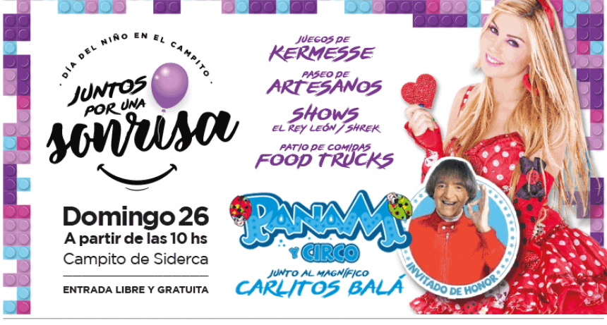 El festejo del D&iacute;a del Ni&ntilde;o se reprogram&oacute; para el domingo 26      