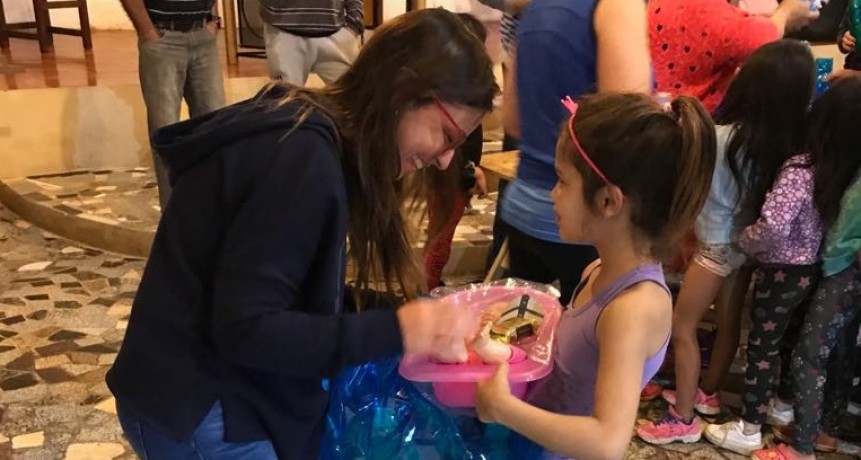 La concejal Casaretto festej&oacute; el D&iacute;a del Ni&ntilde;o con chicos de San Felipe