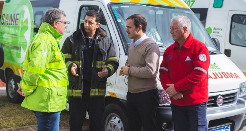 Con el SAME, Bomberos Voluntarios y Defensa Civil se fortalece la atenci&oacute;n ante emergencias
