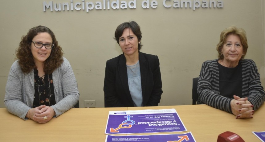 Anunciaron una charla abierta a la comunidad sobre sexualidad y discapacidad