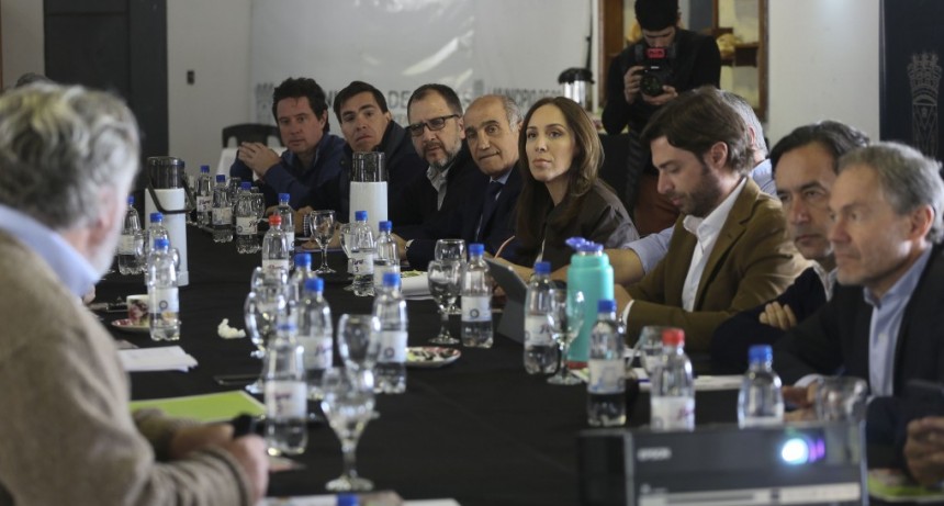 MAR&Iacute;A EUGENIA VIDAL ENCABEZ&Oacute; REUNI&Oacute;N DE GABINETE EN ROJAS Y DIJO &ldquo;LA VOLUNTAD DE DI&Aacute;LOGO NO LA PIERDO NUNCA&rdquo;