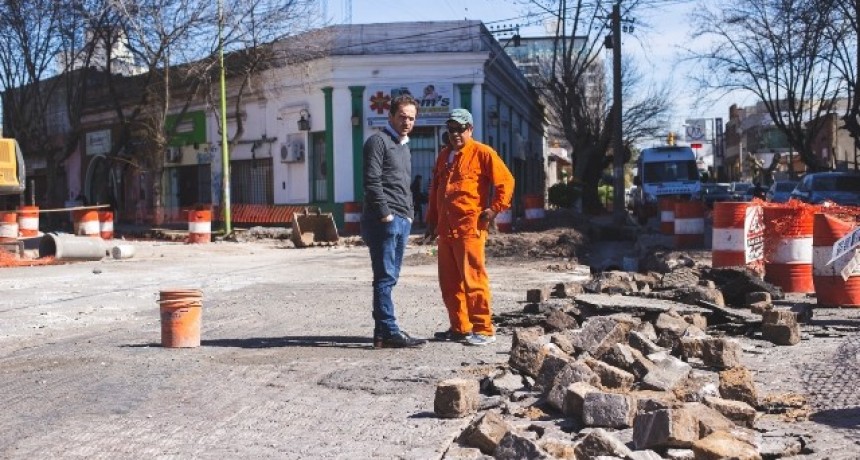El Municipio realiza obras hidr&aacute;ulicas in&eacute;ditas en boulevard Dellepiane      