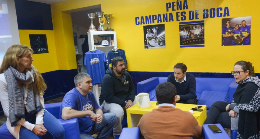El Municipio y la Pe&ntilde;a de Boca coordinan acciones para la entrega de elementos ortop&eacute;dicos