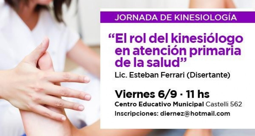Se realizar&aacute; una capacitaci&oacute;n gratuita sobre kinesiolog&iacute;a