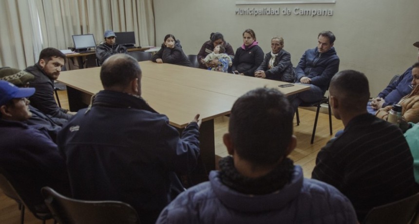 Abella se reuni&oacute; con la Cooperativa Carrerros Unidos de Campana 