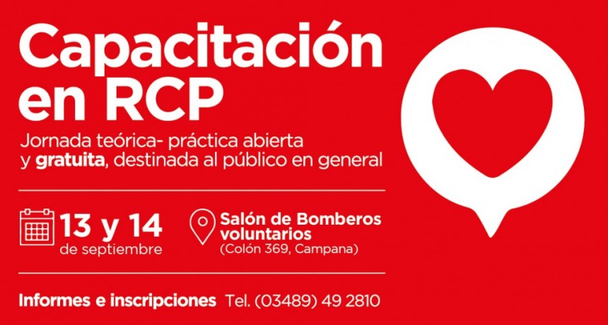 Anunciaron la 4&deg; edici&oacute;n de las capacitaciones gratuitas de RCP 