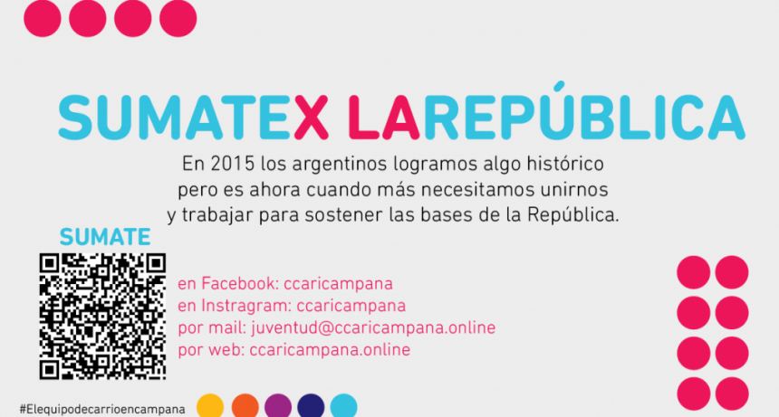 La juventud de la Coalici&oacute;n C&iacute;vica lanz&oacute; la campa&ntilde;a &ldquo;Sumate x la Rep&uacute;blica&rdquo;   