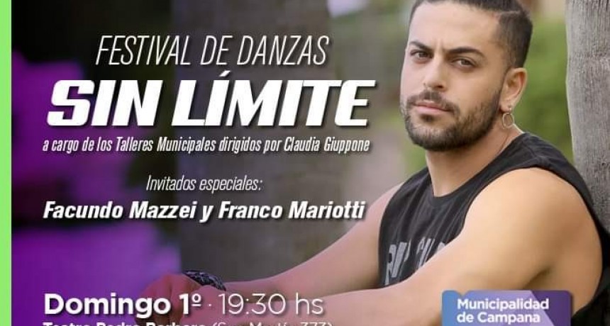 Este domingo se realizar&aacute; el festival de danzas &ldquo;Sin L&iacute;mite&rdquo;