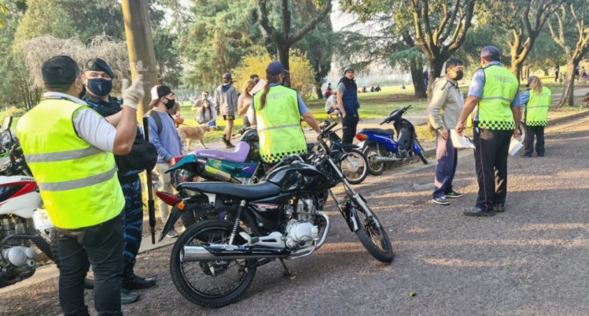 El Municipio realizó operativos de prevención y control en el Campito de Siderca y la Costanera 