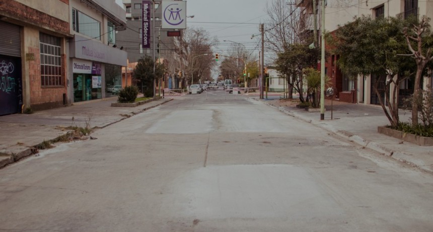Finalizó la reparación de la calle 9 de Julio