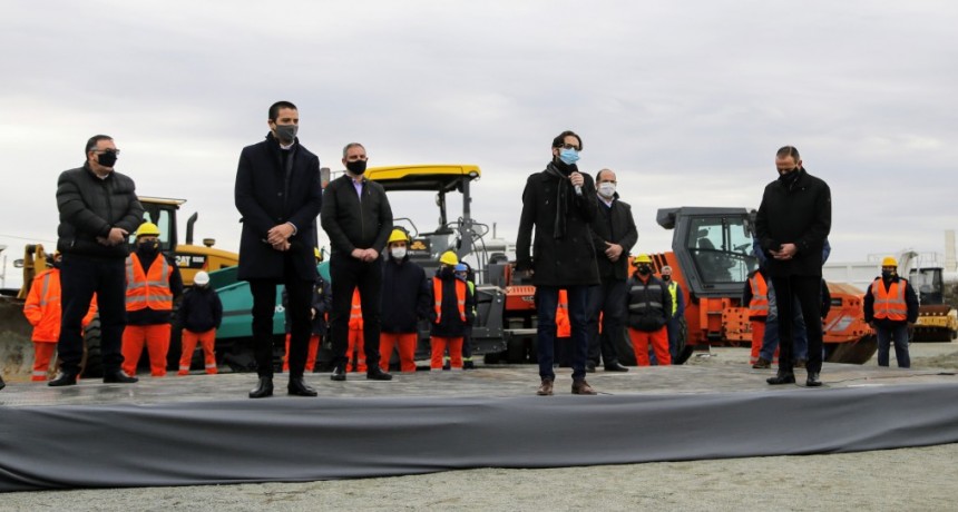 Kicillof participó del reinicio de obras del Corredor del Atlántico junto al presidente Alberto Fernández