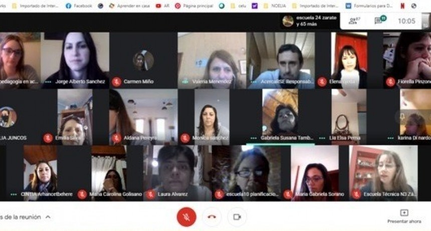 Aprendizaje virtual :  Más de 200 docentes participaron de una nueva propuesta del grupo AcercaRSE
