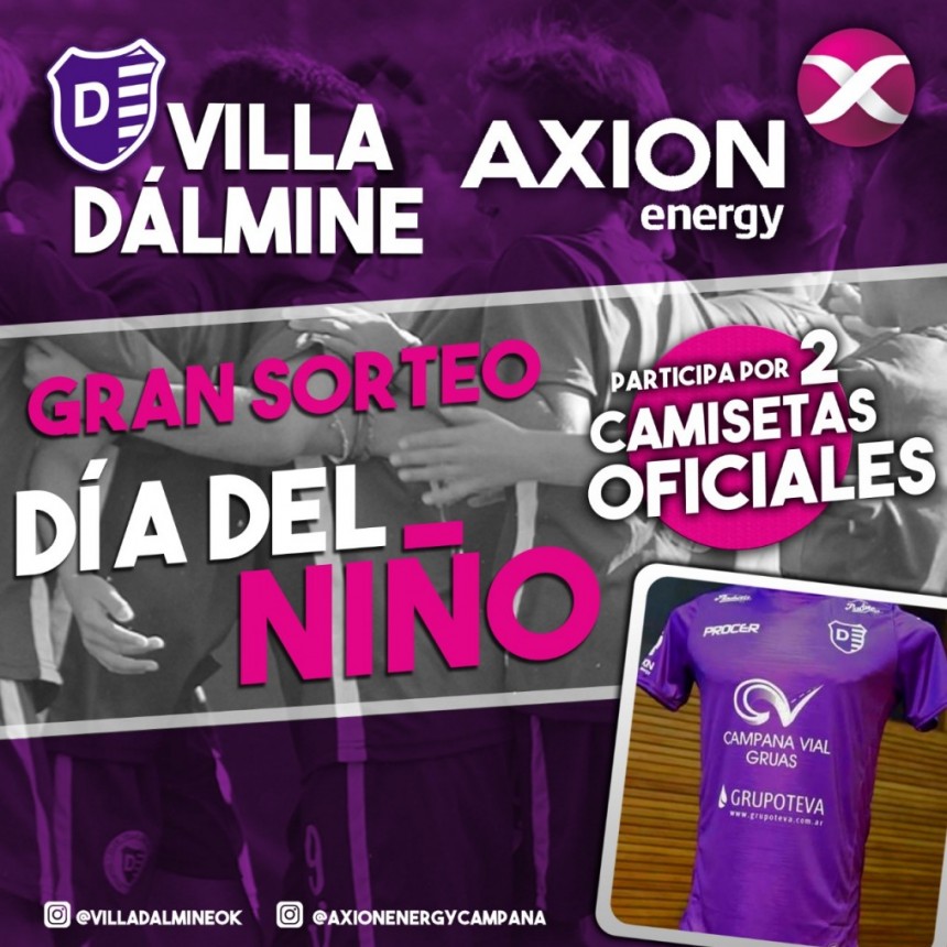 Villa Dálmine junto a Axion Energy celebran el Día del Niño