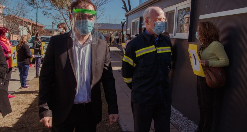 Abella destacó la importante inversión en materia de salud realizada desde el inicio de la pandemia