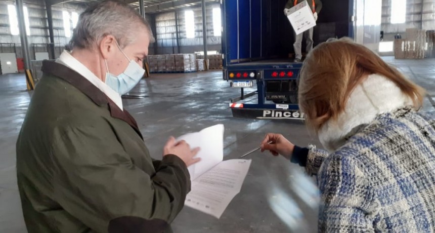 El Municipio recibió la donación de 36.000 barbijos 