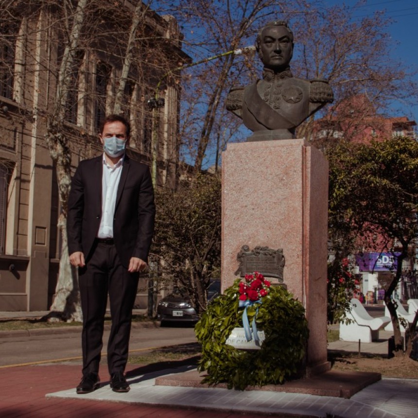 Campana recordó al general San Martín a 170 años de su paso a la inmortalidad 