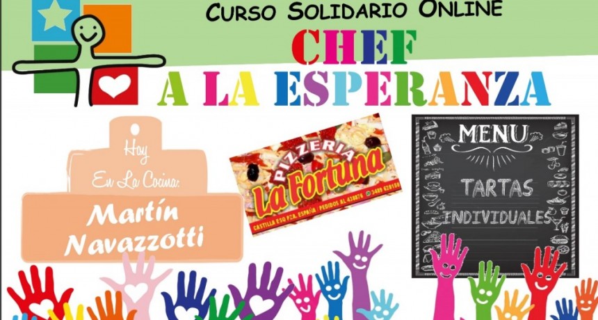 Para colaborar con el GRUPO ESPERANZA : curso solidario online del Chef Martín Navazzotti