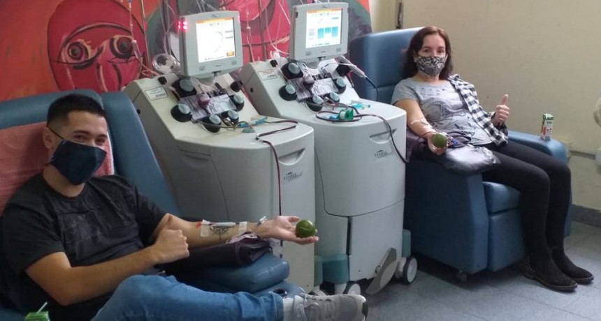 LAS SUPERHEROÍNAS DE LA DONACIÓN DE PLASMA EN LA PROVINCIA 