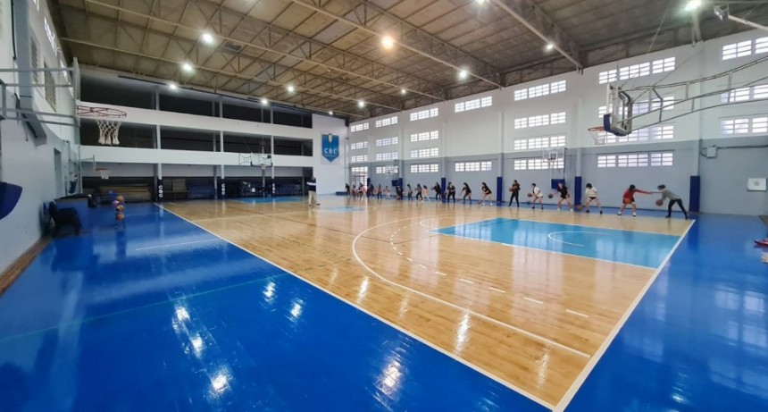 Finalizó la obra de pintado del Gimnasio del C.B.C