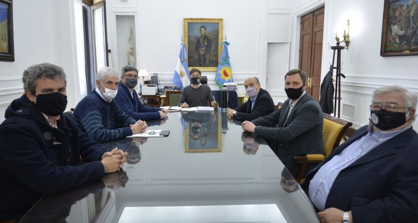 Kicillof recibió a la comisión directiva de CARBAP 