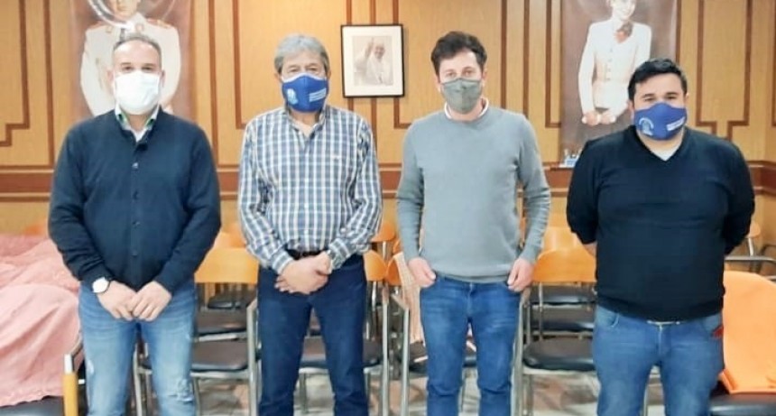 Pedro Milla recibió a los candidatos Alejo Sarna y Carlos Castillo