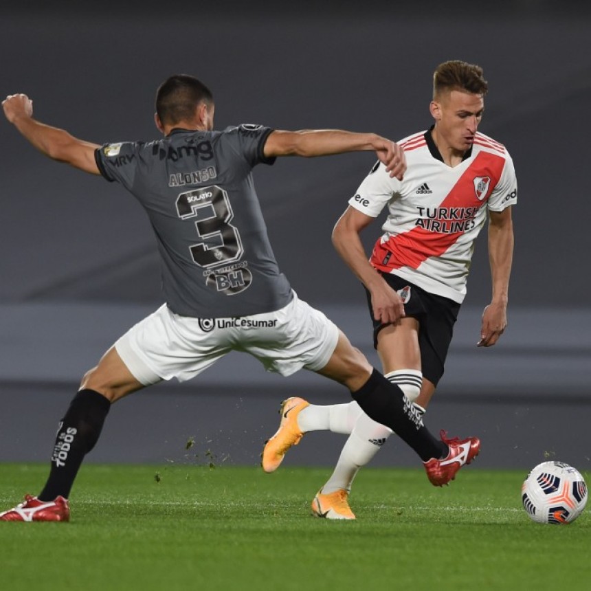 RIVER PLATE FUE SUPERADO POR ATLETICO MINEIRO 1 A 0