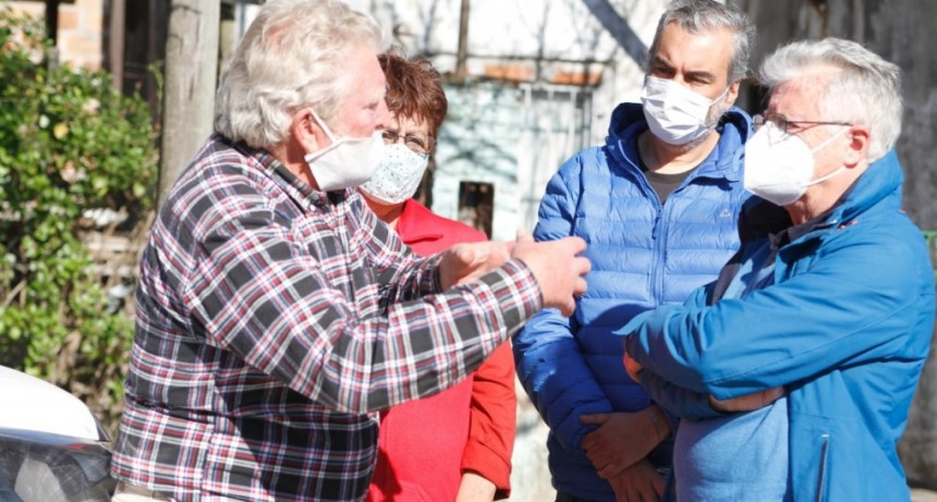 ROMANO :  Junto a la Provincia vamos a llegar con pavimento a Otamendi y Las Acacias