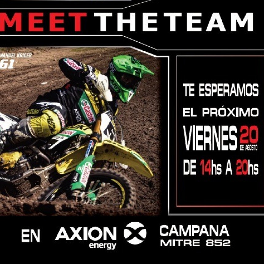 El equipo Suzuki Castrol Radikal Team llega mañana a Campana