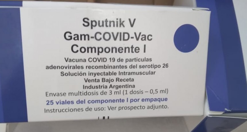 En Campana ya se aplica la Sputnik-V fabricada  en Argentina