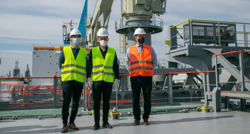 El Intendente destacó el crecimiento de la capacidad portuaria de la ciudad 