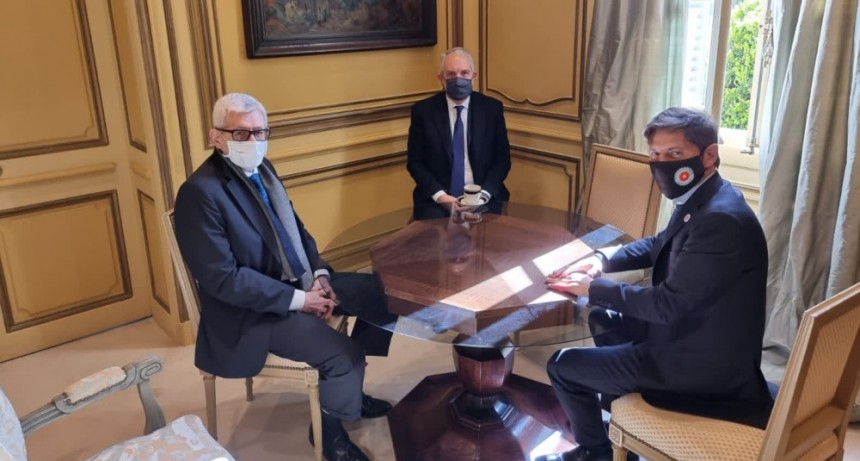 Kicillof recibió al ministro de la Suprema Corte Eduardo Pettigiani 