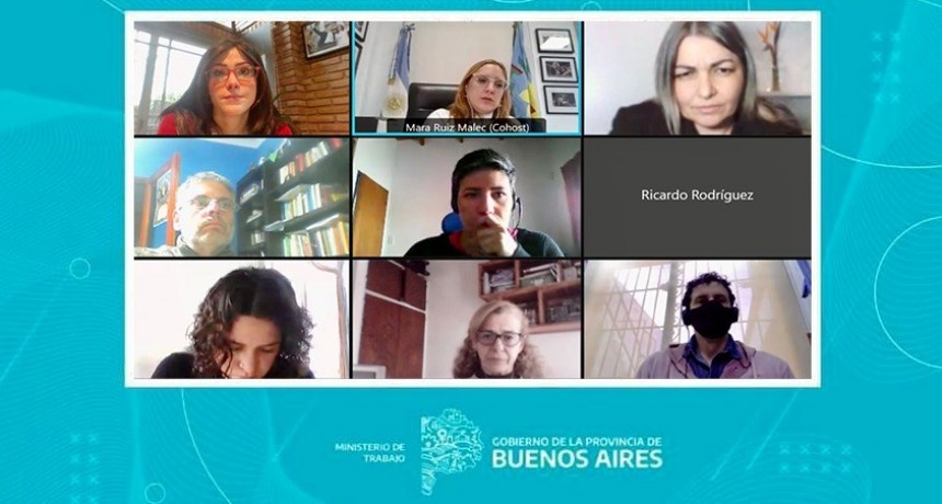 Junto a Ruiz Malec, la diputada Alonso brindó una charla sobre Géneros y Mundo del trabajo