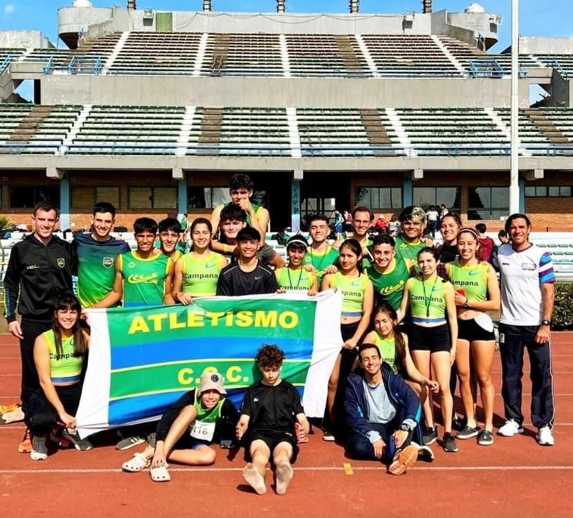 Atletismo: el Club Ciudad de Campana cosechó 21 medallas en el Provincial U23