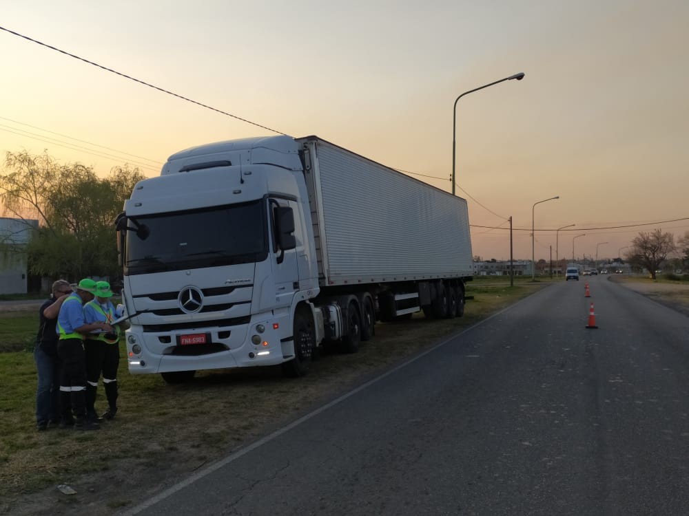 Controles de tránsito pesado: secuestran camiones en la avenida Alfonsín