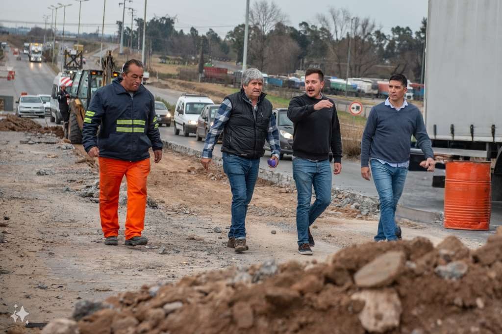 Tras gestiones de concejales de Unión por la Patria, comenzó la reparación de la ruta 6