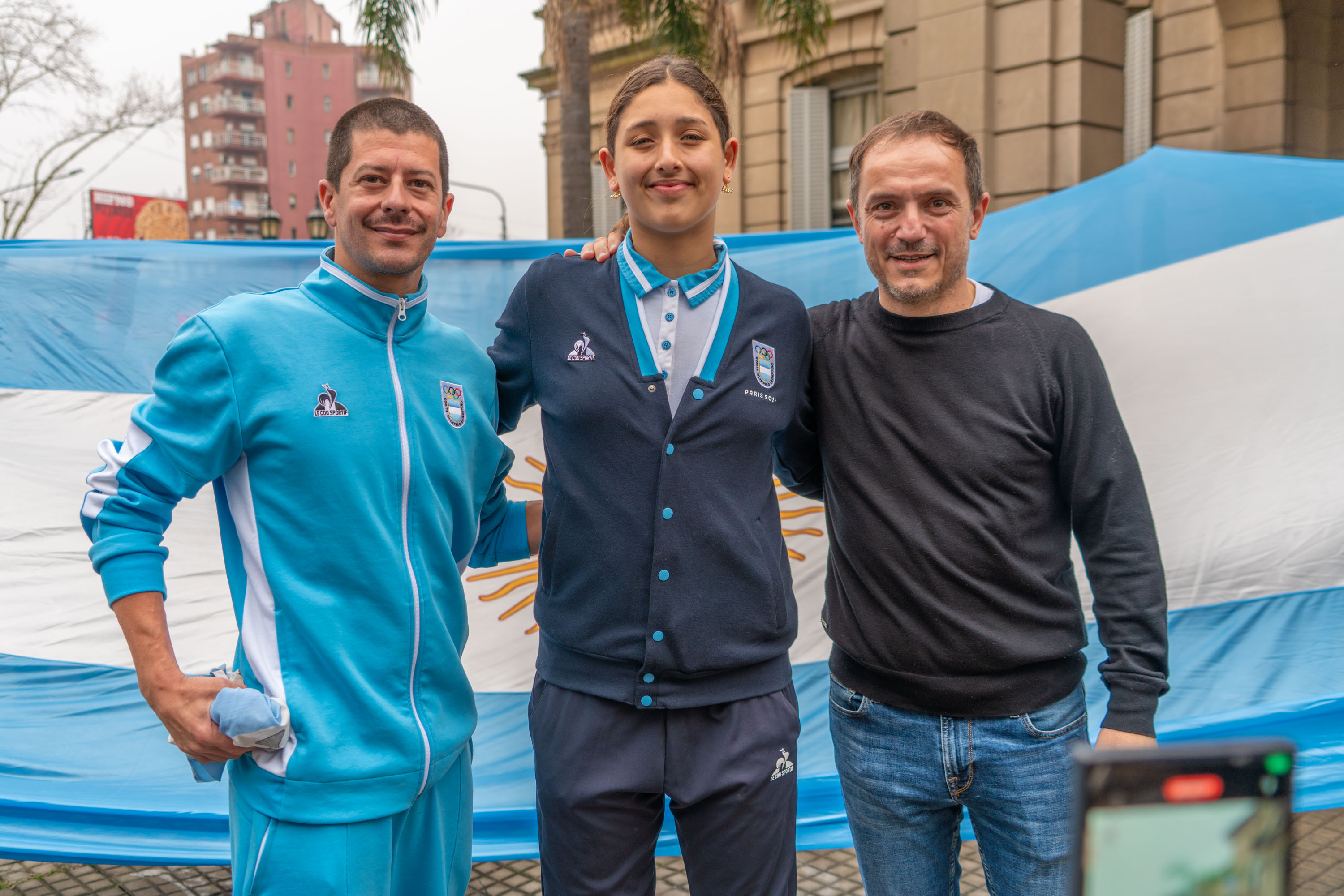 Campana recibió con orgullo y admiración a Agostina Hein