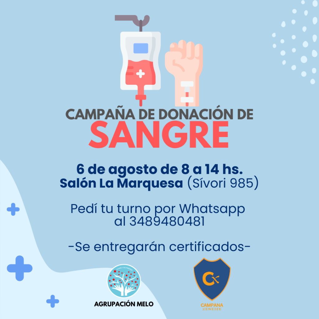 Lanzan una nueva campaña de donación de sangre