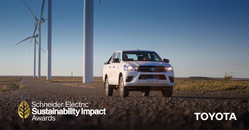 Compromiso ambiental: Toyota Argentina fue premiada globalmente por Schneider Electric