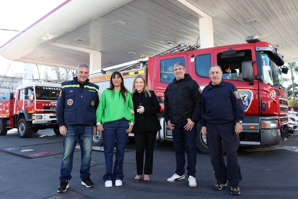 AXION energy renov&oacute; por tercer a&ntilde;o consecutivo su donaci&oacute;n de combustible a los Bomberos Voluntarios de Campana