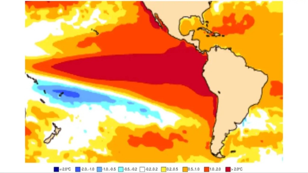 &ldquo;El Ni&ntilde;o&rdquo; podr&iacute;a ser hist&oacute;rico y dejar hasta un 90% m&aacute;s de lluvias de lo habitual