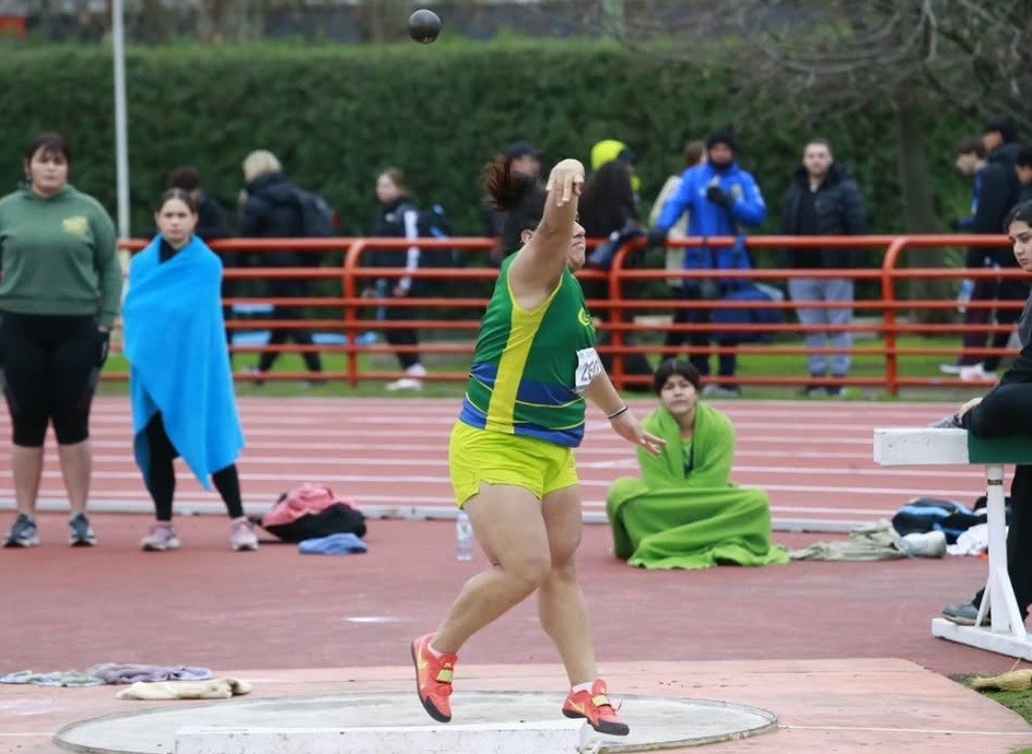 Ornella P&eacute;rez marc&oacute; un nuevo r&eacute;cord nacional en Lanzamiento de Bala U18