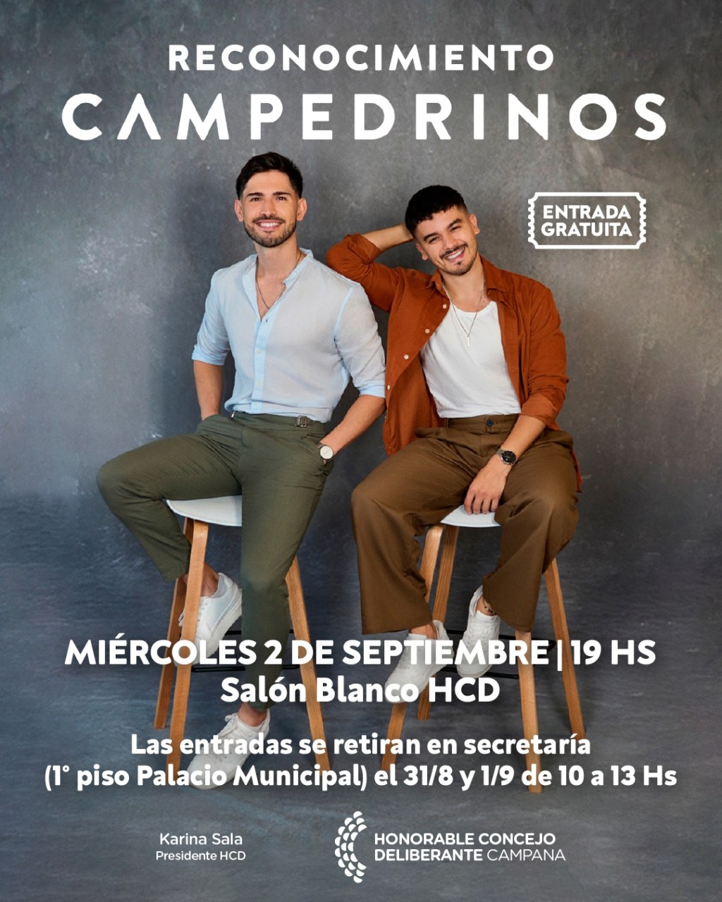 El H.C.D reconocer&aacute; a Campedrinos que participaron del Festival Internacional de Vi&ntilde;a del Mar