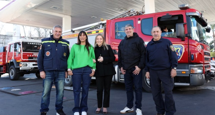 AXION energy renov&oacute; por tercer a&ntilde;o consecutivo su donaci&oacute;n de combustible a los Bomberos Voluntarios de Campana