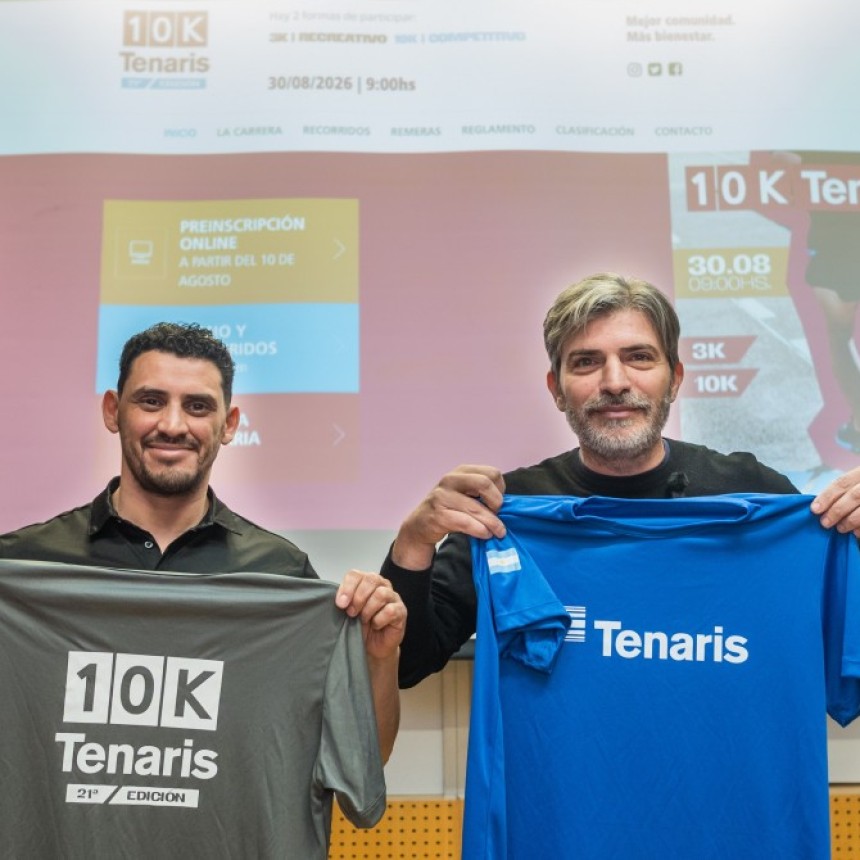 Llega la 21&deg; edici&oacute;n de la 10K Tenaris con nuevas remeras, un circuito desafiante y medallas sustentables