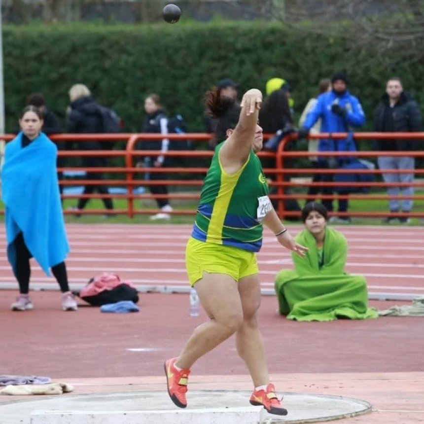 Ornella P&eacute;rez marc&oacute; un nuevo r&eacute;cord nacional en Lanzamiento de Bala U18