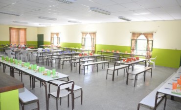 El Municipio reacondicion&oacute; el comedor de la Escuela Primaria N&deg;4
